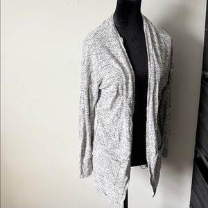 Garage Heather Gray Open-Front Cardigan